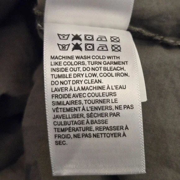 Lucky Brand Eyelet Lace Tiered Mini Skirt Cotton Green M Boho Cottagecore NWT - Picture 7 of 7